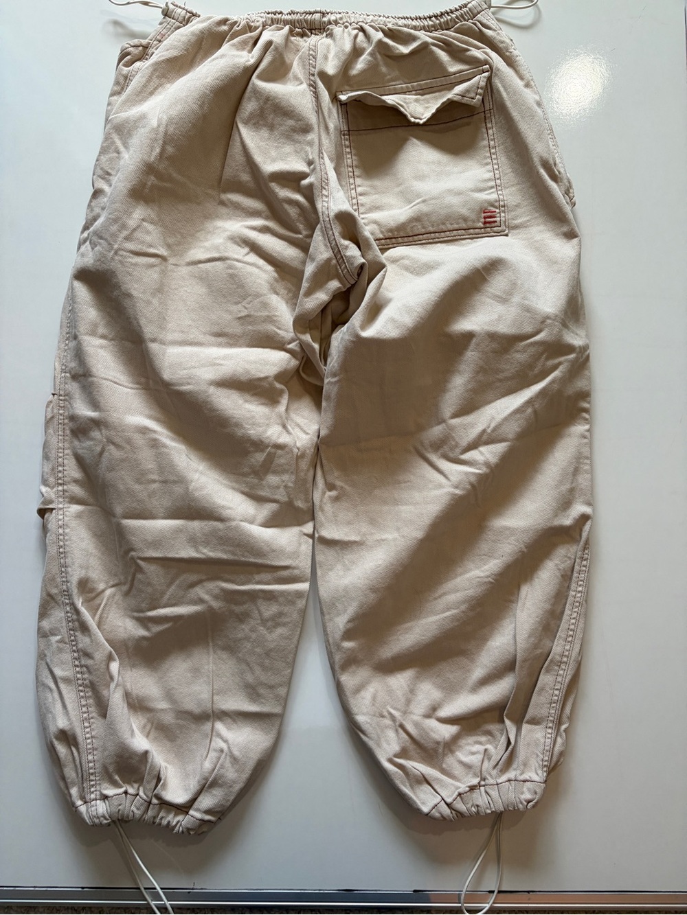 Urban outfitters BDG baggy cargo khaki pants women’s large y2k high rise - Picture 7 of 8